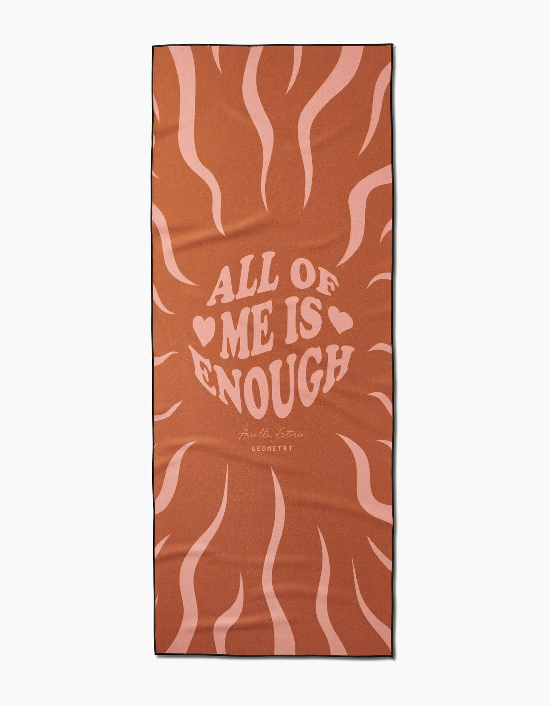 GEOMETRY You are ENOUGH Yoga Towel