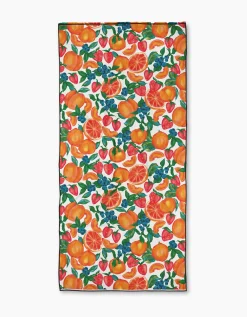 GEOMETRY Zesty Life Beach Towel